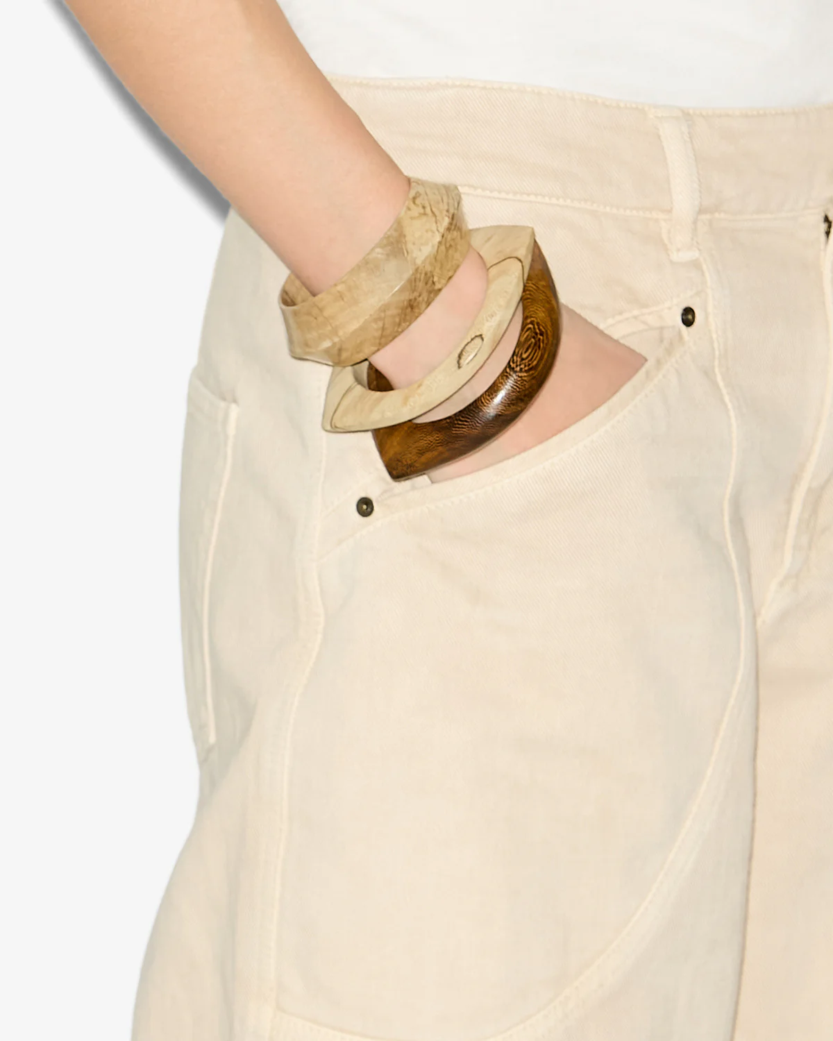 WOOD EYE BRACELETS