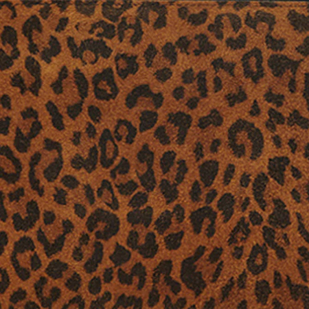 Oskan Suede Leopard Flat Pouch - Image 4