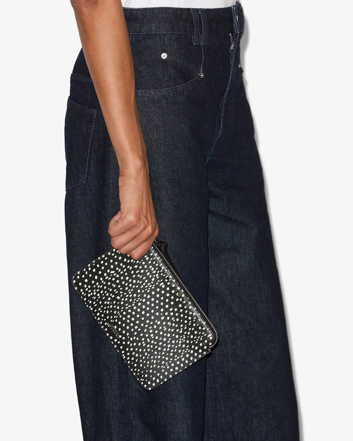 Oskan Polka Flat Pouch - Image 3