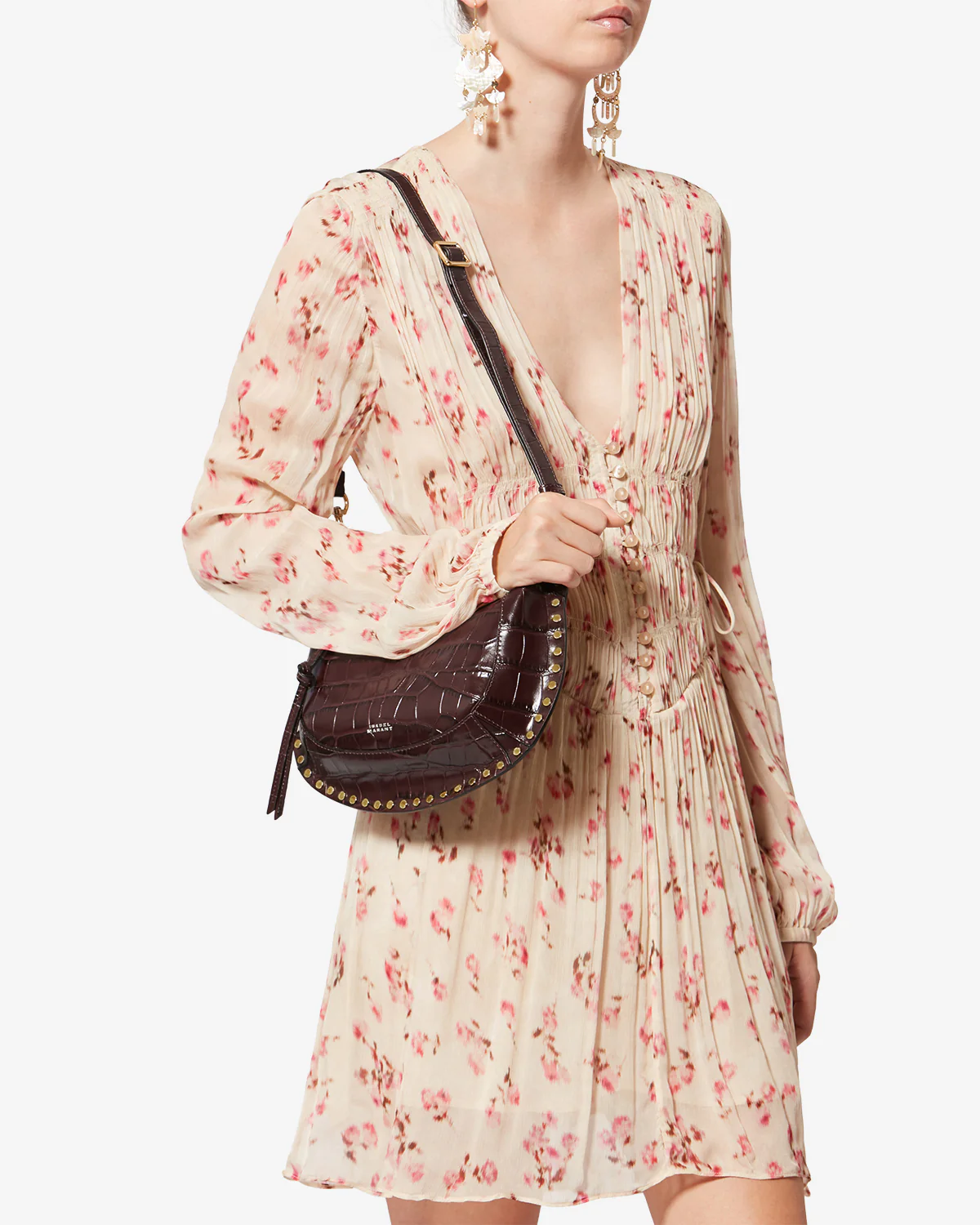 OSKAN MOON LEATHER CROCO BAG - Image 2