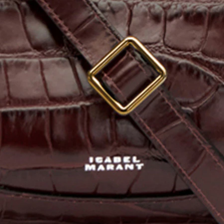 OSKAN MOON LEATHER CROCO BAG - Image 6