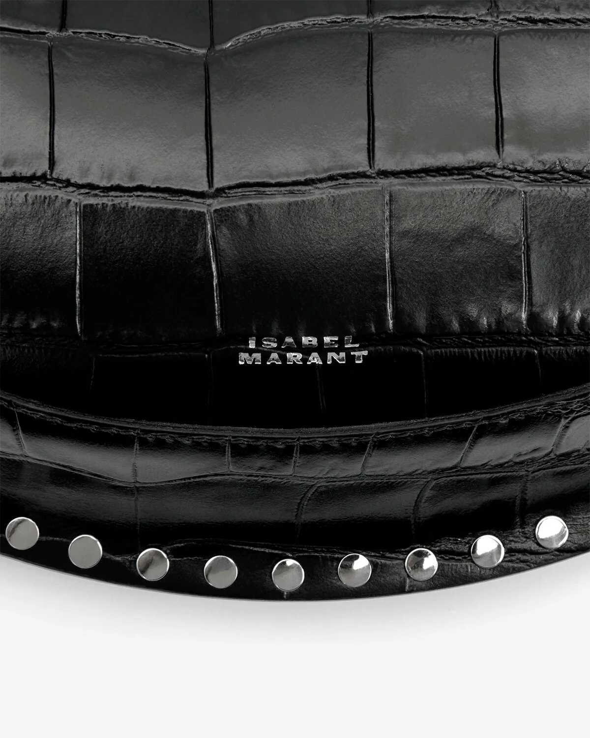 OSKAN MOON LEATHER CROCO BAG - Image 5