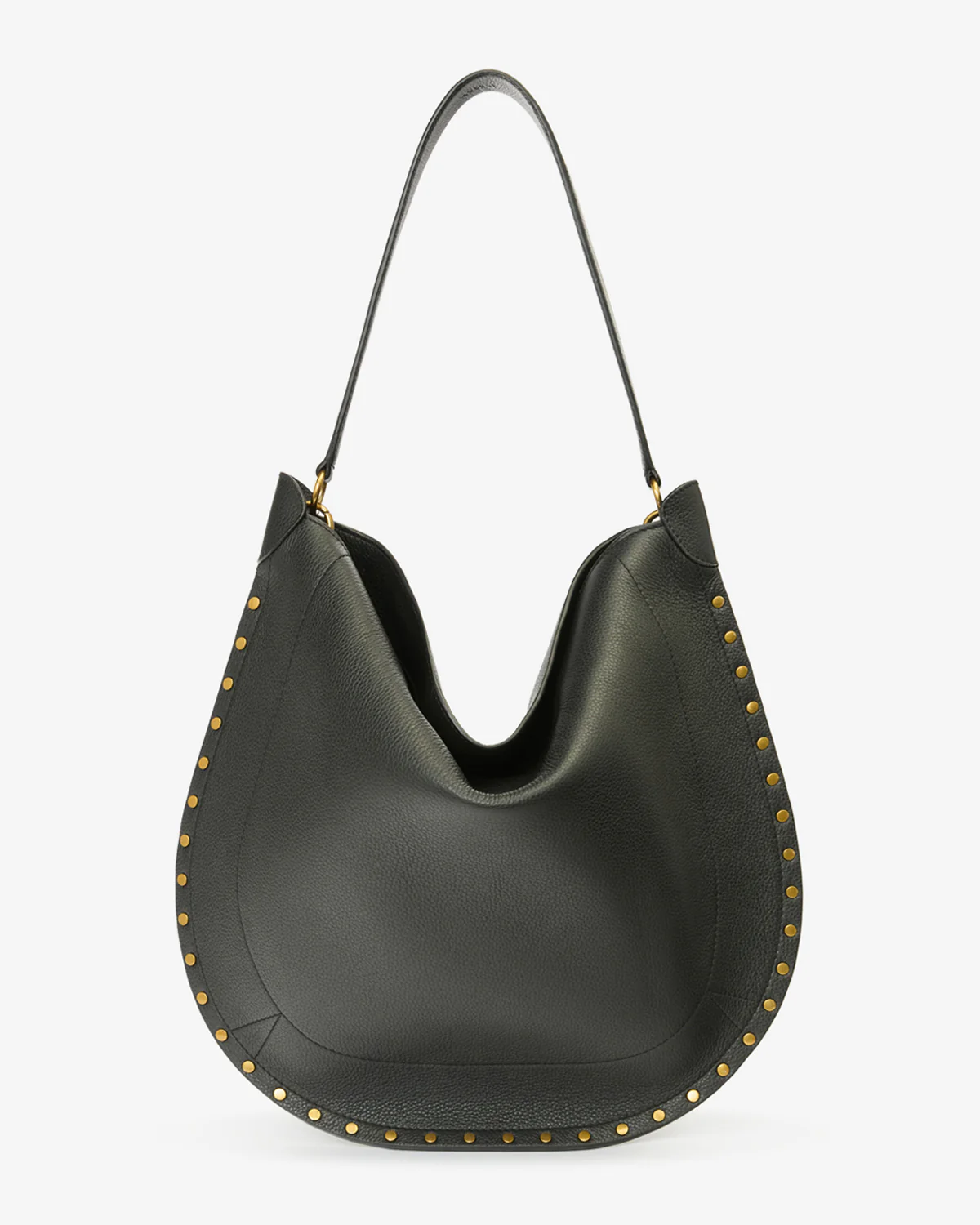 OSKAN HOBO SOFT GRAINED LEATHER BAG - Image 6