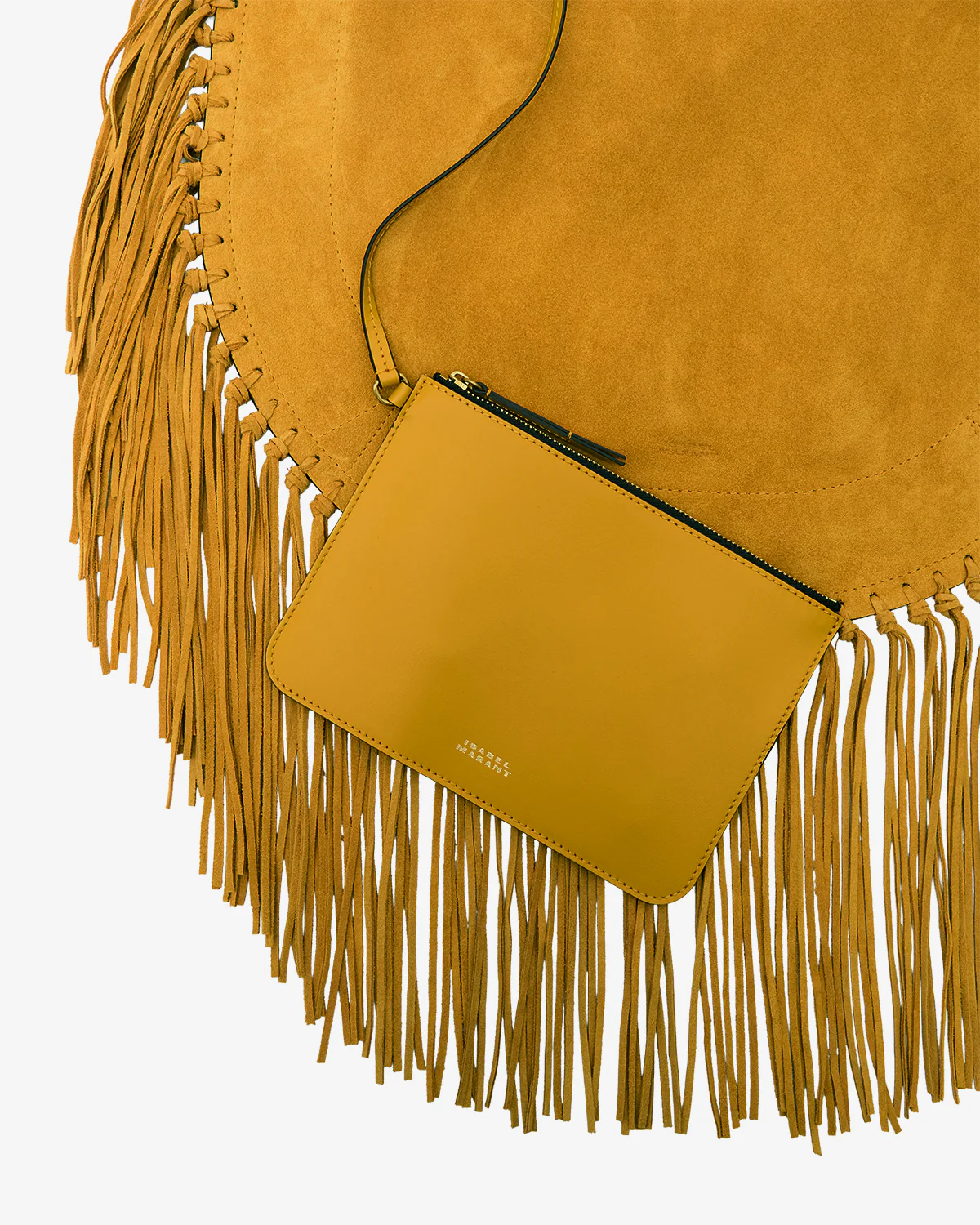 OSKAN HOBO SOFT FRINGE BAG - Image 4