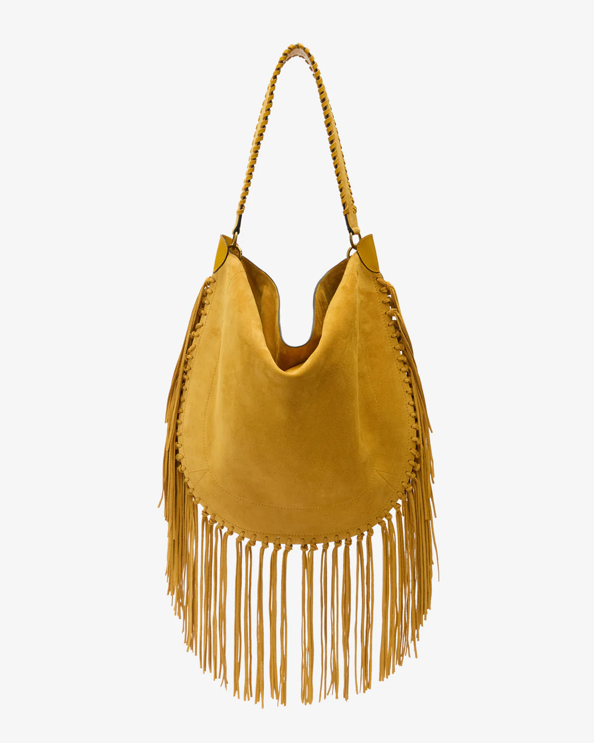 OSKAN HOBO SOFT FRINGE BAG - Image 5