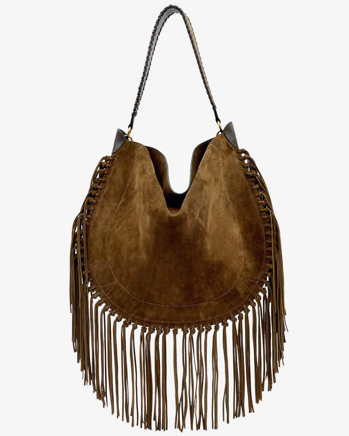 OSKAN HOBO SOFT FRINGE BAG - Image 3